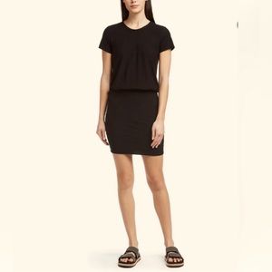James Perse Black Jersey Casual Dress